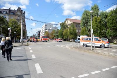 Stadtbahnen stossen zusammen - 8 Verletzte in Stuttgart-Ost